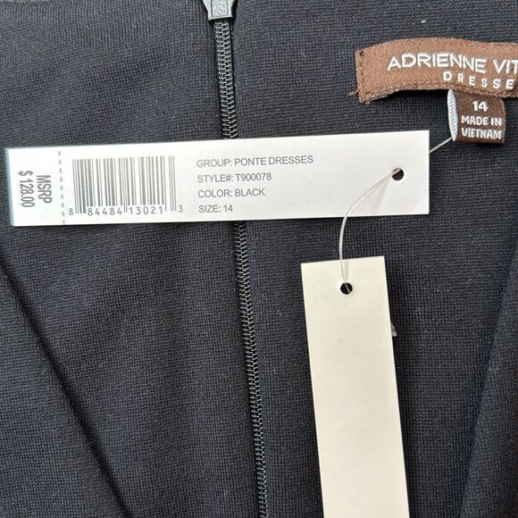Adrienne Vittadini Midi Dress, Size 14, NWT - Picture 7 of 9